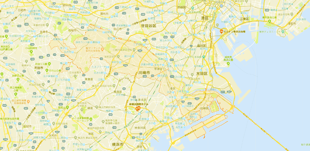 TABATAの業務エリア