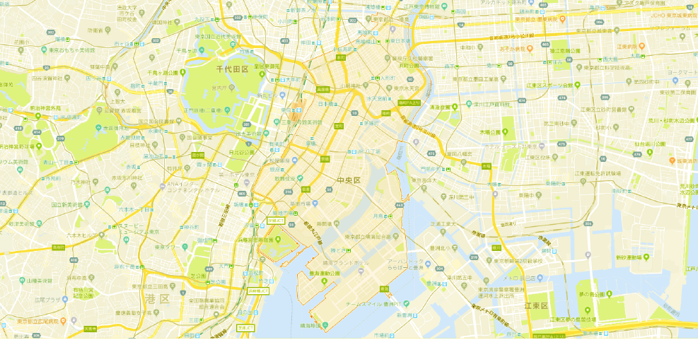 TABATAの業務エリア