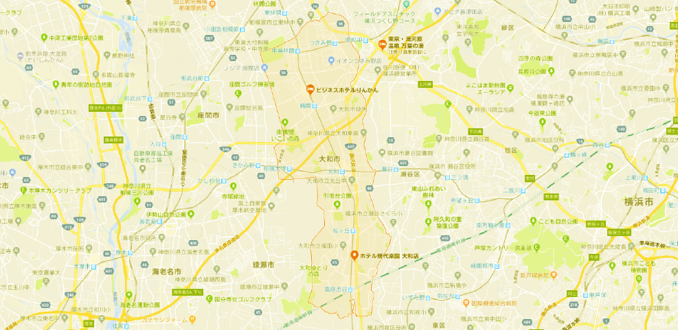 TABATAの業務エリア